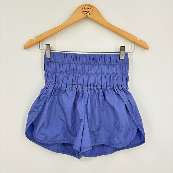 Free People Movement The Way Home Home Athletic Shorts in Deep Sea, Small, Yoga - Picture 1 of 10